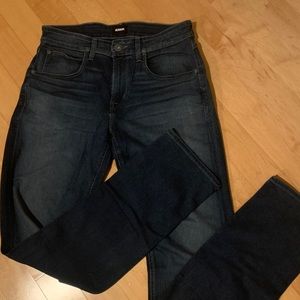 Size 33/34 Hudson straight fit jeans